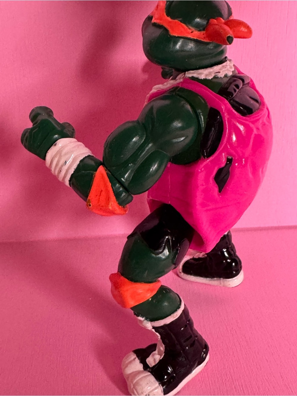 1991 Playmates Toys "Shell Slammin' Mike" action figure TMNT Ninja Turtle - Picture 4 of 11